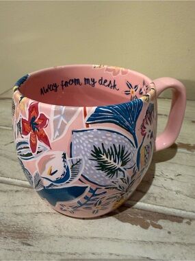 Opalhouse Pink Tropical Cockatoo Mug - Away From My Desk 16oz